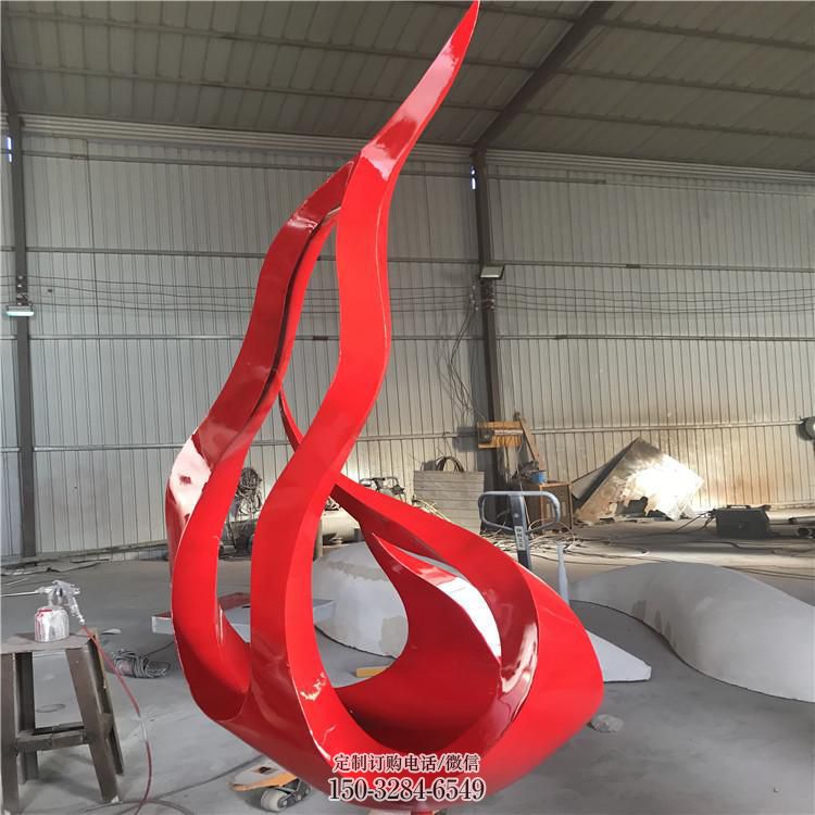 住宅小区火焰雕塑 哑光景观摆件 公园雕塑 住宅小区火焰雕塑 哑光景观摆件 公园雕塑
