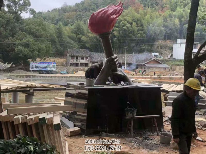 火把雕塑点击,城区小品,不锈钢火把雕塑承接 火把雕塑点击,城区小品,不锈钢火把雕塑承接